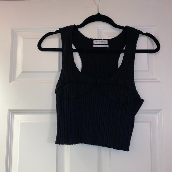 Urban Outfitters Crop Black Tank Top - Picture 2 of 3